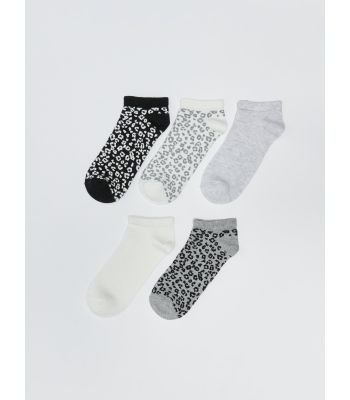 Patterned Women's Booties Socks 5-Pack