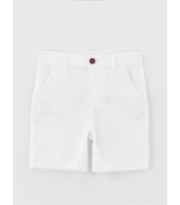 Basic Baby Boy Gabardine Shorts