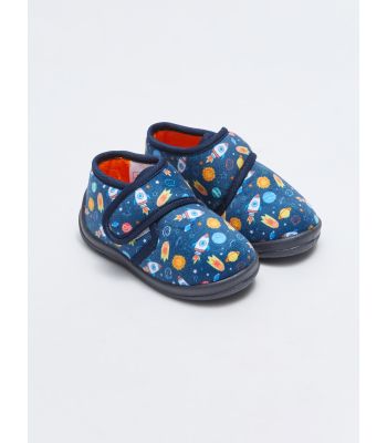 Printed Velcro Closure Baby Boy Panduf