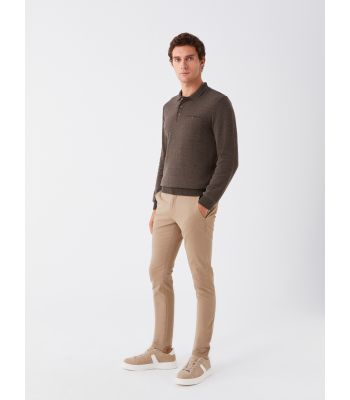 Mens Chinos Slim Fit Pants Flat Front Stretch Skinny Tapered Dress Pants  Comfort Casual Solid Trousers, 1-black Chino, S : Buy Online at Best Price  in KSA - Souq is now 