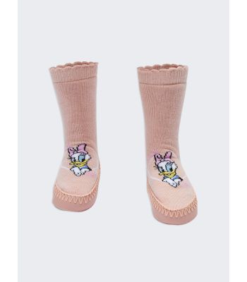 Daisy Duck Patterned Baby Girl Socks