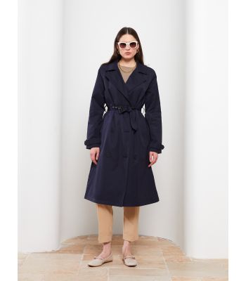 Jacket Collar Regular Long Sleeve Women's Trench Coat