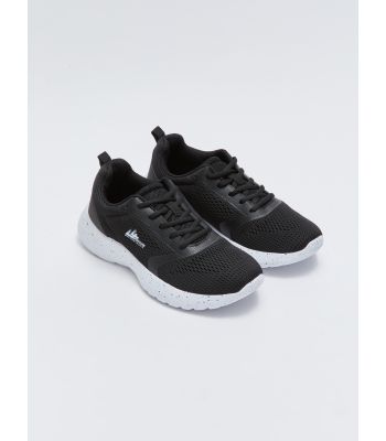 Mesh Detailed Lace-Up Men's Active Sports Shoes