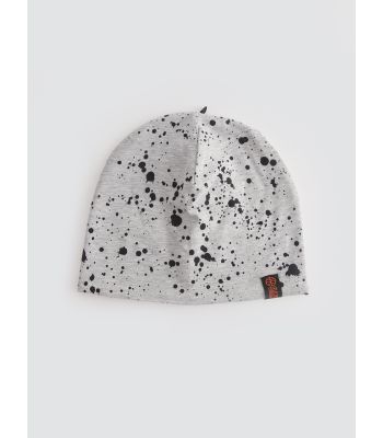 Label Detailed Boy Beret