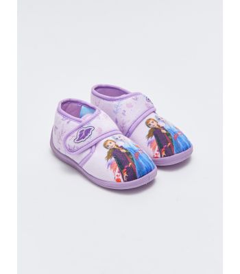 Frozen Licensed Velcro Slippers for Girl Child