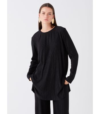 Crew Neck Regular Long Sleeve Women's Tunic