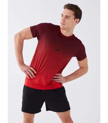 Crew Neck Short Sleeve Men's Sports T-Shirt