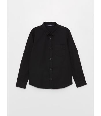 Basic Long Sleeve Boy Shirt