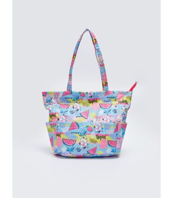 Printed Women's Beach Bag