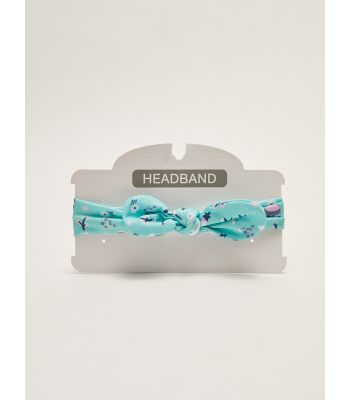 Patterned Bow Detailed Baby Girl Headband