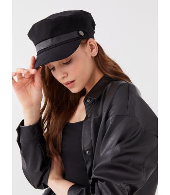 Suede Women's Sailor Hat