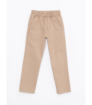 Elastic Waist Basic Boy Trousers