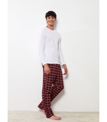 Standard Fit Plaid Men's Pajama Bottoms