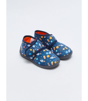 Printed Velcro Slippers for Boys