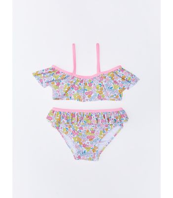 Flexible Fabric Baby Girl Bikini Set