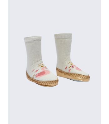 Patterned Baby Girl Home Socks