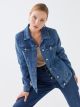 Shirt Collar Long Sleeve Women's Jean Jacket