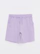 Basic Cotton Girls' Shorts With Elastic Waist