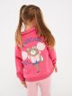 Polo Neck Printed Baby Girl Sweatshirt