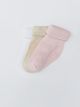 Basic Baby Girl Socket Socks 3-Pack