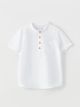 Grandad Collar Short Sleeve Baby Boy Shirt