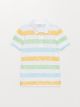 Polo Neck Striped Short Sleeve Boy T-Shirt