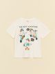 Comfortable Fit Crew Neck Printed Boys T-Shirt