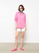 Buttoned Regular Long Sleeve Cotton Women's Shirt