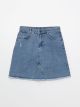 Basic Girl Jean Skirt