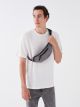 Letter Printed Men Waist Bag