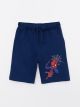 Spiderman Printed Boy Shorts With Waist Elastic