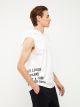 Hoodie Printed Men's Sleeveless T-Shirt