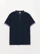 Grandad Collar Basic Short Sleeve Boy T-Shirt