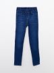 Elastic Waist Girl Denim Trousers