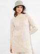 Half Turtleneck Straight Long Sleeve Women's Tunic