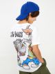 Comfortable Fit Crew Neck Looney Tunes Printed Boys T-Shirt