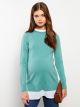 Crew Neck Regular Long Sleeve Maternity Tunic