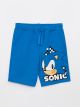 Sonic Printed Boys Shorts With Elastic Waist