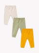 Elastic Waist Basic Baby Boy Trousers 3-Pack