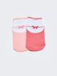 Baby Girl Booties Socks 2 Pack