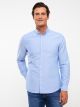 Slim Fit Long Sleeve Oxford Men's Shirt