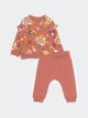 Crew Neck Long Sleeve Looney Tunes Printed Baby Girl Sweatshirt and Trousers 2-Pack Set