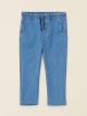 Elastic Waist Basic Baby Boy Denim Trousers