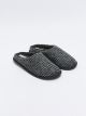 Closed Front Patterned Men's Indoor Slippers