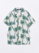 Patterned Short Sleeve Boy Shirt