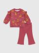 Crew Neck Bambi Baby Girl Sweatshirt and Tights 2 Pack