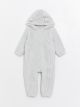 Hooded Long Sleeve Baby Boy Plush Jumpsuit