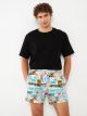 Short Pattern Men's Swimwear