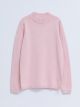 Half Turtleneck Basic Long Sleeve Girl Tricot Sweater