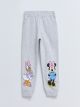 Elastic Waist Minnie Mouse and Daisy Duck Printed Girl Jogger Sweatpants